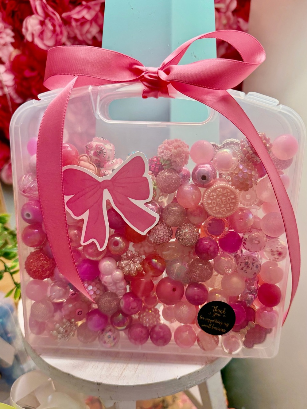 Extra Premium Pink Boutique Bead Collection | ~140 Beads | 1.4 lbs | Curated